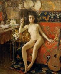 Démasqué (Akseli Gallen-Kallela) - Muzeo.com