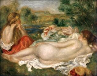 Deux baigneuses (Auguste Renoir) - Muzeo.com
