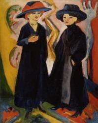 Deux Femmes (Ernst Ludwig Kirchner) - Muzeo.com
