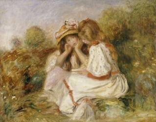 Deux filles (Auguste Renoir) - Muzeo.com
