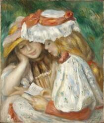 Deux filles lisant (Auguste Renoir) - Muzeo.com