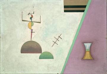 Deux lignes noires (Wassily Kandinsky) - Muzeo.com