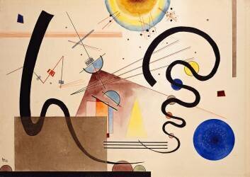 Deux motions (Wassily Kandinsky) - Muzeo.com