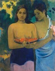 Deux tahitiennes (Paul Gauguin) - Muzeo.com