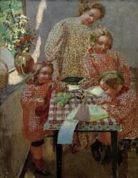 Devoirs de vacances (Maurice Denis) - Muzeo.com