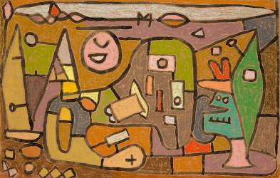 Du plaisir sur le lac intérieur (Paul Klee) - Muzeo.com