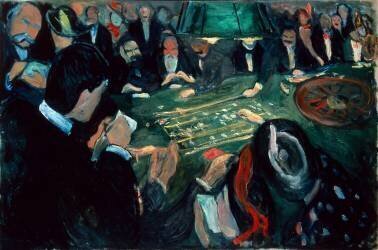 À la table à roulette à Monte Carlo (Edvard Munch) - Muzeo.com