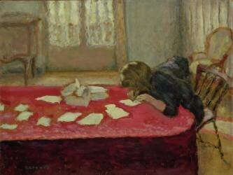 Écriture des filles (Pierre Bonnard) - Muzeo.com