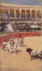 El Embiste (John Lavery) - Muzeo.com