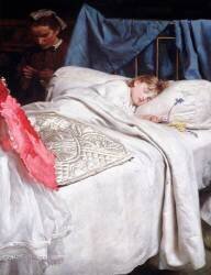 Endormie (John Everett Millais) - Muzeo.com