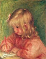 Enfant dessinant (Auguste Renoir) - Muzeo.com