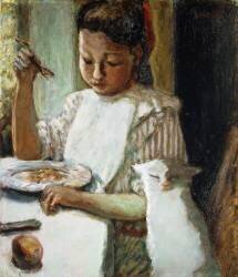 Enfant et chat (Pierre Bonnard) - Muzeo.com