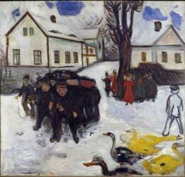 Enfants et oies (Edvard Munch) - Muzeo.com