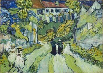 Escalier à Auvers (Vincent van Gogh) - Muzeo.com
