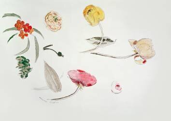 Étude des fleurs (Odilon Redon) - Muzeo.com