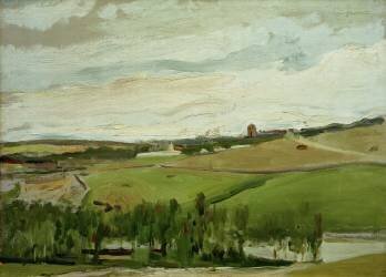 Étude d'un paysage (Joaquin Sorolla y Bastida) - Muzeo.com