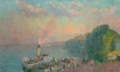 Excursion à Rouen (Albert Lebourg) - Muzeo.com