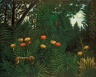 Exotic lanscape (Henri Rousseau) - Muzeo.com
