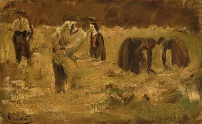 Faire du foin (Max Liebermann) - Muzeo.com