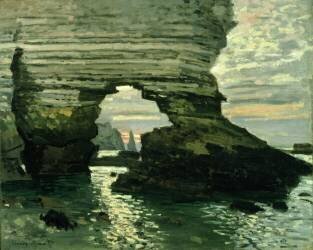Falaise à Etretat (Claude Monet) - Muzeo.com