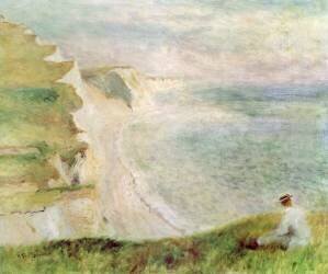 Falaises de Pourville (Auguste Renoir) - Muzeo.com