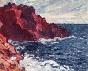 Falaises violettes (Louis Valtat) - Muzeo.com