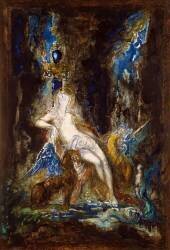 Fée aux griffons (Gustave Moreau) - Muzeo.com