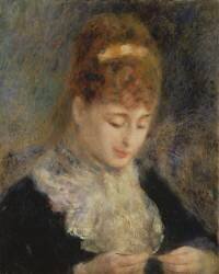 Femme au crochet (Auguste Renoir) - Muzeo.com