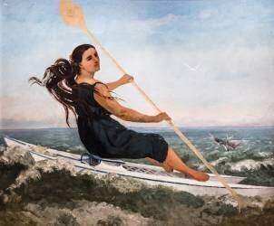 Femme au podoscaphe (Gustave Courbet) - Muzeo.com