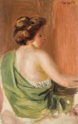 Femme de dos (Auguste Renoir) - Muzeo.com