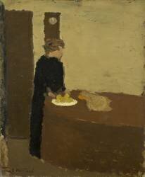 Femme en noir (Edouard Vuillard) - Muzeo.com