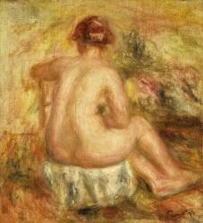 Femme nue assise (Auguste Renoir) - Muzeo.com