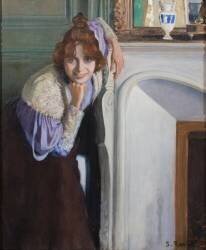 Femme riant (Santiago Rusiñol) - Muzeo.com