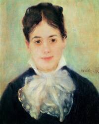 Femme souriante (Auguste Renoir) - Muzeo.com