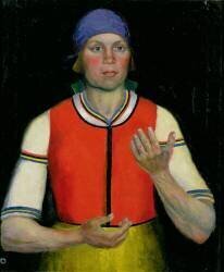Femme travaillant (Kazimir Malevitch) - Muzeo.com
