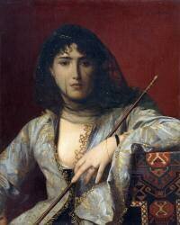 Femme voilée circassienne (Jean-Léon Gérôme) - Muzeo.com
