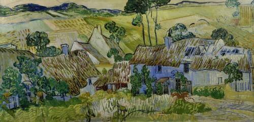 Fermes près d’Auvers (Vincent van Gogh) - Muzeo.com