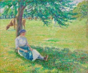 Fermière (Camille Pissarro) - Muzeo.com