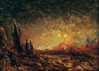 Feu (Félix Ziem) - Muzeo.com