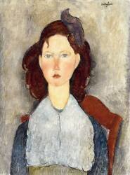 Fille assise (Amedeo Modigliani) - Muzeo.com