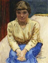 Fille assise (Pierre Bonnard) - Muzeo.com