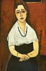 Fille avec collier (Amedeo Modigliani) - Muzeo.com