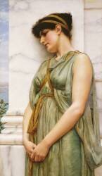 Fille de Pompéi (John William Godward) - Muzeo.com