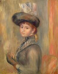 Fille en gris-bleu (Auguste Renoir) - Muzeo.com