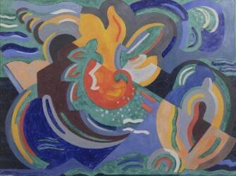 Flower Farm (Mainie Jellett) - Muzeo.com