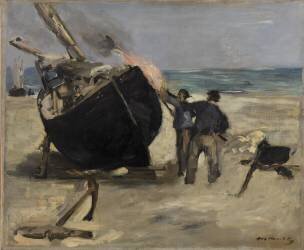 Goudronner le bateau (Edouard Manet) - Muzeo.com