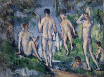 Groupe de baigneurs (Paul Cézanne) - Muzeo.com