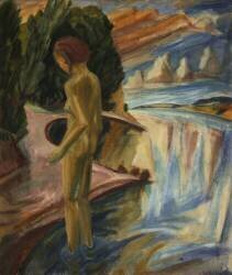 Récolte de foin (Max Beckmann) - Muzeo.com