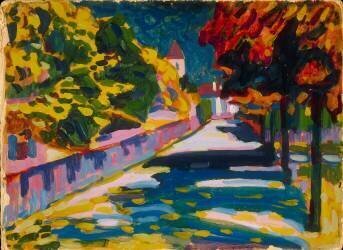 Herbst in Bayern (Wassily Kandinsky) - Muzeo.com