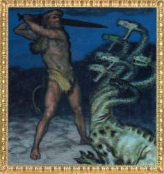 Hercules et l'Hydre (Franz von Stuck) - Muzeo.com